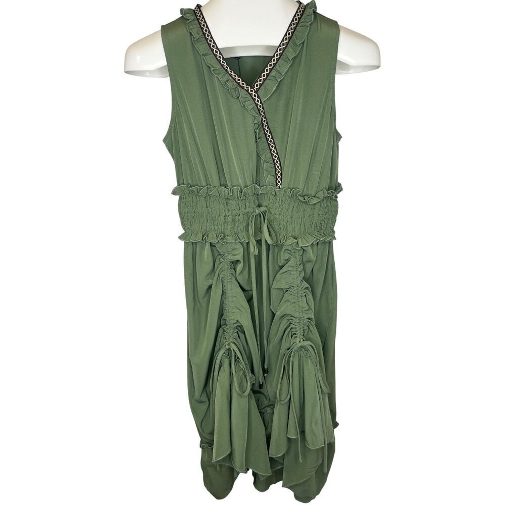 Scarlet Darkness Steampunk Renaissance Tank Dress Green NEW size MED ladies